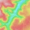 Mapa topográfico Lappach, altitud, relieve