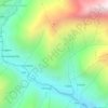 Mapa topográfico Tiglietto, altitud, relieve