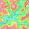 Mapa topográfico Waldfischbach, altitud, relieve
