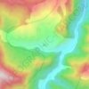 Mapa topográfico Heye, altitud, relieve