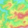 Mapa topográfico Dürhölten, altitud, relieve