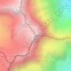 Mapa topográfico Signalkuppe, altitud, relieve
