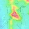 Mapa topográfico Garth Mountain, altitud, relieve