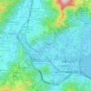 Mapa topográfico 營盤下, altitud, relieve