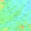 Mapa topográfico Ningxiang, altitud, relieve
