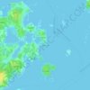 Mapa topográfico Prästholm, altitud, relieve
