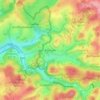 Mapa topográfico Rönsahl, altitud, relieve