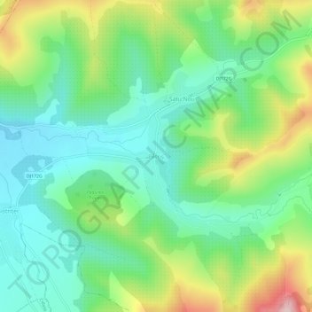 Mapa topográfico Petriș, altitud, relieve