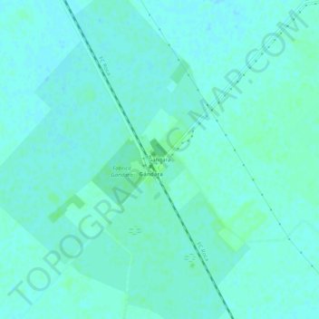 Mapa topográfico Gándara, altitud, relieve