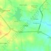 Mapa topográfico Kodada, altitud, relieve