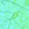 Mapa topográfico Gaesdonck, altitud, relieve
