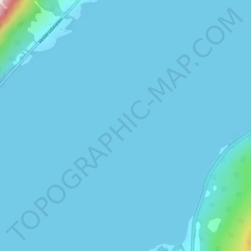 Mapa topográfico Storfjorden, altitud, relieve