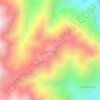 Mapa topográfico Buttu Kandeapi, altitud, relieve