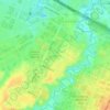 Mapa topográfico Jatiwangi, altitud, relieve