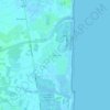 Mapa topográfico Torreilles-Plage, altitud, relieve
