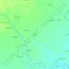Mapa topográfico Bauna, altitud, relieve