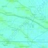Mapa topográfico Meppadi, altitud, relieve