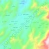 Mapa topográfico Tuhamah, altitud, relieve