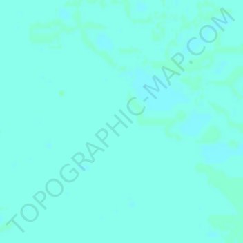 Mapa topográfico Okefenokee Swamp, altitud, relieve