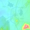 Mapa topográfico Huliyurudurga, altitud, relieve