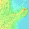 Mapa topográfico Solarolo, altitud, relieve