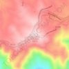 Mapa topográfico Groundhog Mountain, altitud, relieve