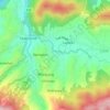 Mapa topográfico Tikabhairav, altitud, relieve