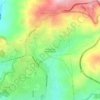 Mapa topográfico Mechtat Ben Nacer Chorafa, altitud, relieve