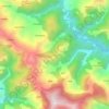 Mapa topográfico Saigha, altitud, relieve