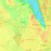 Mapa topográfico Baranówko, altitud, relieve
