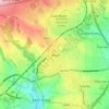 Mapa topográfico Wyke, altitud, relieve