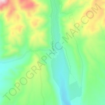 Mapa topográfico Jeliz Jand, altitud, relieve