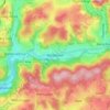 Mapa topográfico Rebbelroth, altitud, relieve