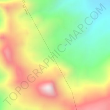 Mapa topográfico Dingi, altitud, relieve