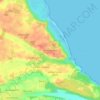 Mapa topográfico La Baie Boisvin, altitud, relieve