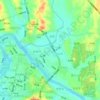 Mapa topográfico Jianqing, altitud, relieve