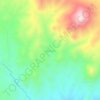 Mapa topográfico پارچه قشلاق, altitud, relieve
