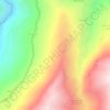 Mapa topográfico Garu, altitud, relieve