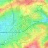 Mapa topográfico Rote Berge, altitud, relieve