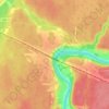 Mapa topográfico Мстинский Мост, altitud, relieve