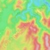 Mapa topográfico Les Marjoris, altitud, relieve