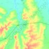 Mapa topográfico Binan, altitud, relieve