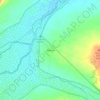 Mapa topográfico Mathira, altitud, relieve