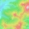 Mapa topográfico Puy de l'Usclade, altitud, relieve
