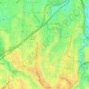 Mapa topográfico Rengas, altitud, relieve