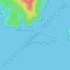 Mapa topográfico Goodwin Sands, altitud, relieve