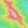 Mapa topográfico Kukul, altitud, relieve