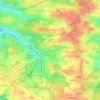 Mapa topográfico Guignan, altitud, relieve