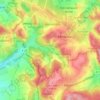 Mapa topográfico Wettmarsen, altitud, relieve