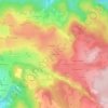 Mapa topográfico Cachebeurre, altitud, relieve